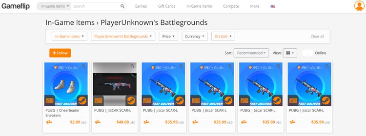 Gameflip sell video game items
